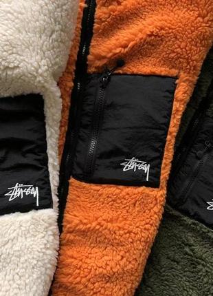 Флисовая куртка stussy 8 ball5 фото