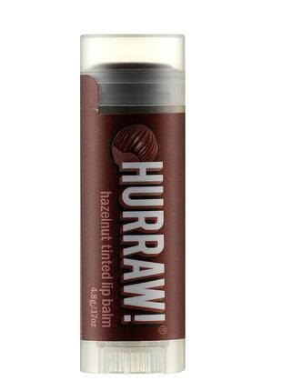 Бальзам для губ hurraw! hazelnut tinted lip balm 5г1 фото