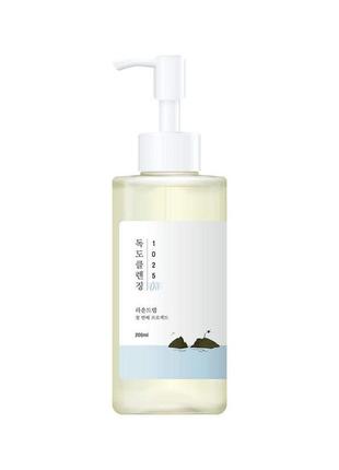 Гидрофильное очищающее масло round lab 1025 dokdo cleansing oil 200 ml2 фото