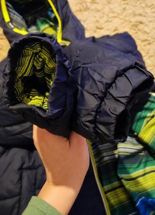 Курточка на хлопчика,стан ідеальний,двохстороння,тепла,наповнювач силікон6 фото