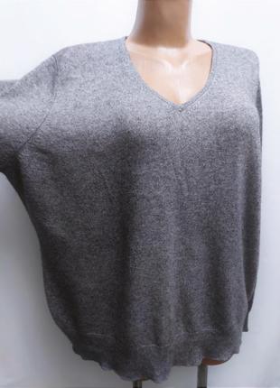 Кашемировый шелковый пуловер джемпер /6928/3 фото