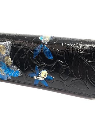 Кошелёк женский чорный эко кожа saralyn