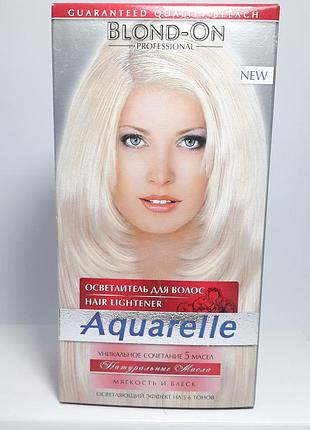 Отправим даже один! aquarelle blond on акварель осветлитель для волос на 5 - 6 тонов