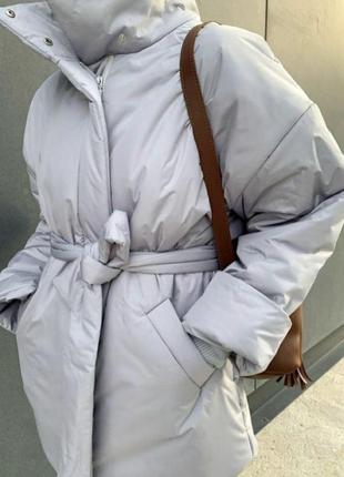 Новинка куртка пуховик оверсайз в стилі zara 😻3 фото