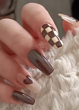 Накладные ногти 24 штуки