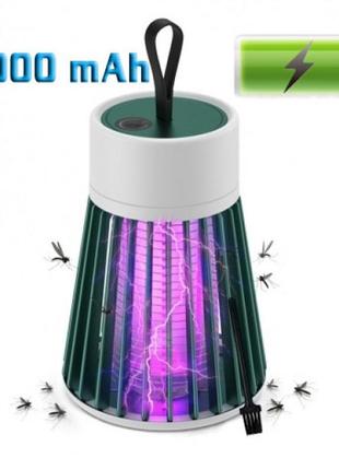 Лампа відлякувача комах від акумулятора electric shock moscquito lamp з електричним струмом