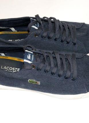 Lacoste кеды мужские джинсовые р.44 euro3 фото