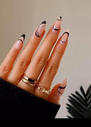 Накладные ногти 24 штуки