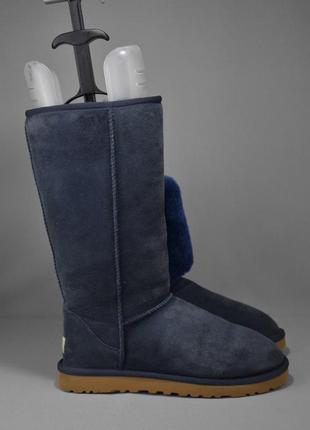 Ugg australia classic tall чоботи черевики уггі жіночі зимове хутро овчина цигейка оригінал 39р/25см2 фото