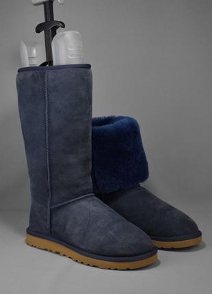 Ugg australia classic tall чоботи черевики уггі жіночі зимове хутро овчина цигейка оригінал 39р/25см3 фото