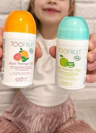 Дезодорант детский грейпфрут и мята toofruit 30мл2 фото