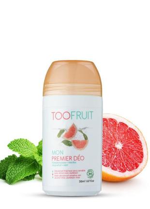 Дезодорант детский грейпфрут и мята toofruit 30мл5 фото