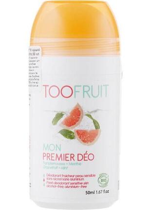 Дезодорант дитячий грейпфрут і м'ята toofruit 30мл