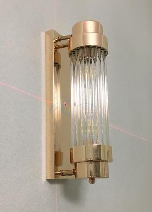 Бра з прозорого скла золото 4278/1w fg