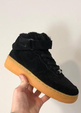 Чоловічі кросівки nike air force high мужские кроссовки найк  зимние