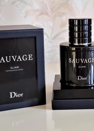 Мужские духи dior sauvage elixir 60 ml. диор савава эликсир 60 мл.