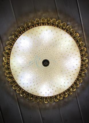 Люстра стельова золото велика 2943/8-550 fg1 фото