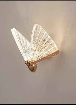 Настінний світильник бра "метелик" 4769/1w l2 фото