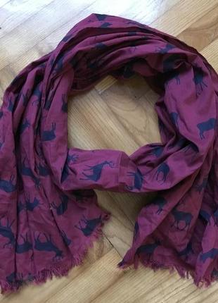 Brakeburn-бавовняний великий шарф від англійського бренду!