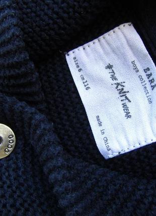 Тепла в'язана кофта светр джемпер zara knitwear2 фото