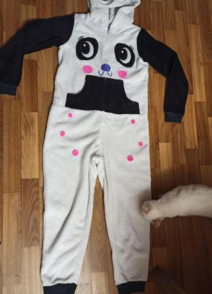 Пижама теплая из флиса кунгуруми 11-12 лет
