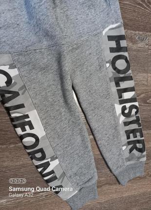 Утеплені спортивні штани hollister7 фото