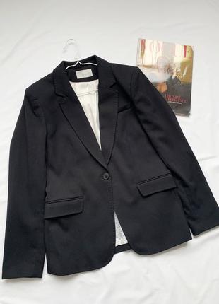 Піджак, блейзер, чорний, h&m
