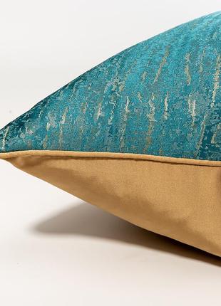 Декоративна подушка на диван. стильна інтер'єрна подушка сучасна дизайнерська подушка 45*45, стиль 53 фото