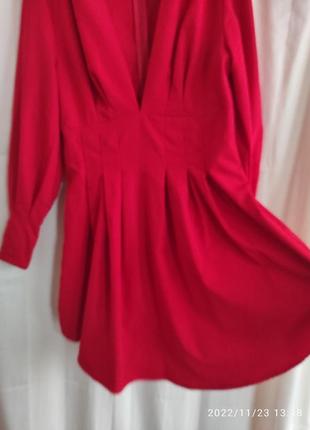 Святкова червона сукня3 фото
