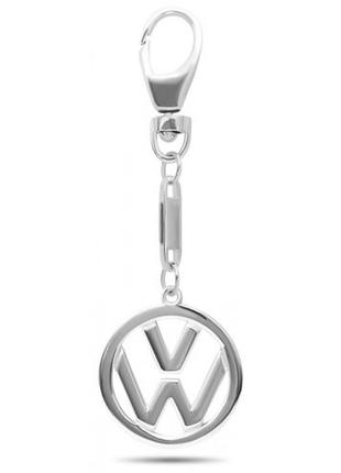 Серебряный брелок, брелок на авто, фольксваген, volkswagen