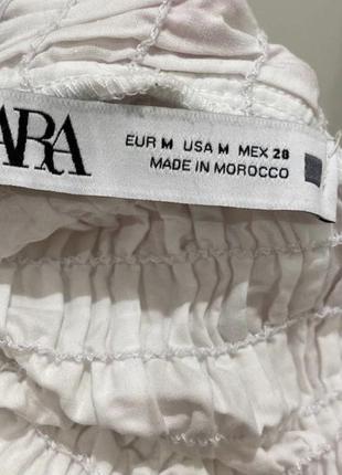 Топ блуза с объемными рукавами zara4 фото