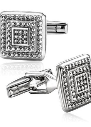 Серебряные запонки