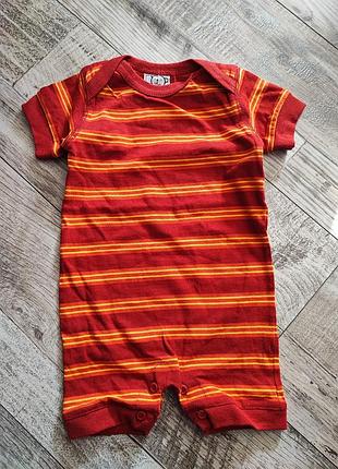 Песочник в полоску бодик футболка  шорты