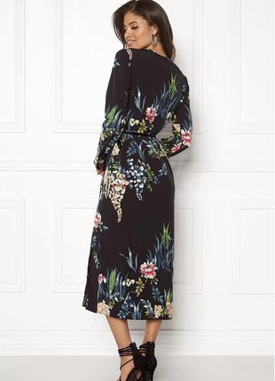 Гламурна сукня плаття міді квітковий принт з поясом бренд monsoon1 фото