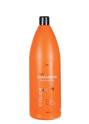 Шампунь-нейтралізатор pro color shampoo neutralizing 1000 ml1 фото