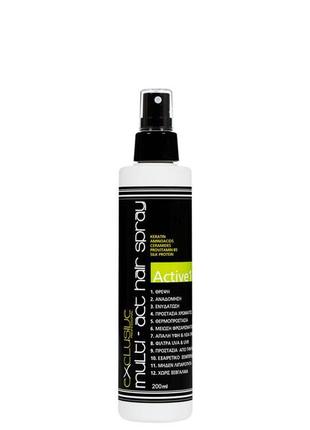 Спрей лосьон кремовый 12 в 1 εxclusive professional multi act hair spray active 200 ml