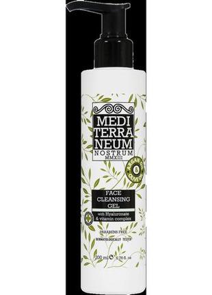 Гель для умывания пенящийся mediterraneum nostrum face cleansing gel 200 ml
