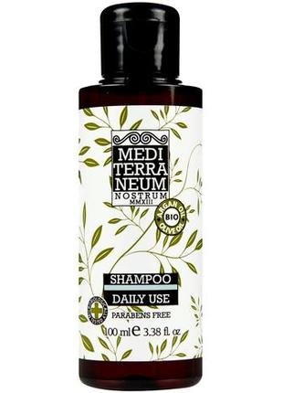 Шампунь для волосся щоденний mediterraneum nostrum shampoo daily use для normal hair 100 ml