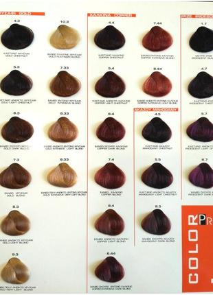 Стойкая крем краска для волос 6.0 тёмный блонд натуральный color pro hair color cream 100...