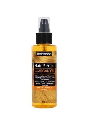 Сыворотка для волос с маслом арганы helenson hair serum treatment 115 ml