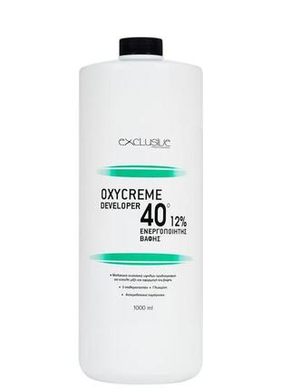 Окислитель εxclusive professional oxycream vol 40 (12 %) 1000 ml1 фото
