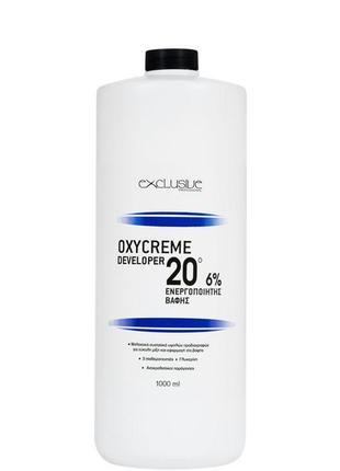 Окислитель εxclusive professional oxycream 20 (6%) 1000 ml