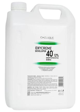 Окислитель εxclusive professional oxycream vol 40 (12%) 3500 ml1 фото