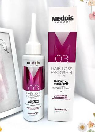 Сыворотка против выпадения волос meddis hair loss program active serum, 100 мл
