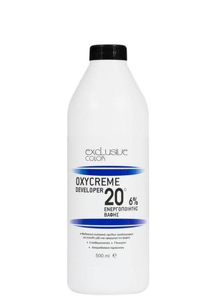 Окислитель εxclusive professional oxycream 20 (6%) 500 ml1 фото