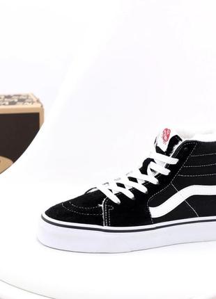 Чоловічі зимові кеди vans winter з хутром2 фото