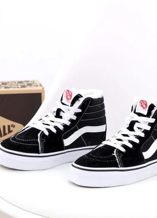 Чоловічі зимові кеди vans winter з хутром