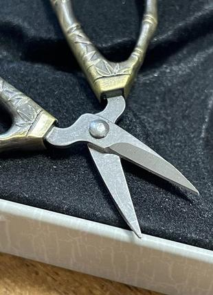Ножницы "винтаж - 6" в подарочной коробке, цвет бронза (6263)9 фото