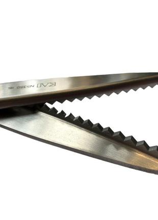 Ножницы закройщика зиг-заг 230мм (9 ') kai, n5350-p (6401)2 фото