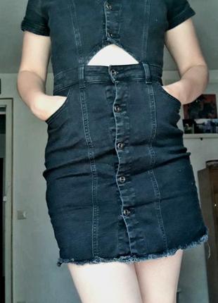 Сарафан джинсовое платье джинсовое зара платья рубашка